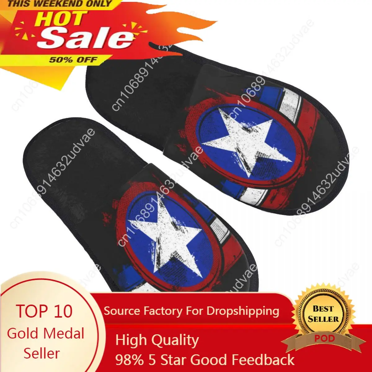 

Winter Slipper Woman Man Fashion Fluffy Warm Slippers American Shield House Slippers Funny Shoes
