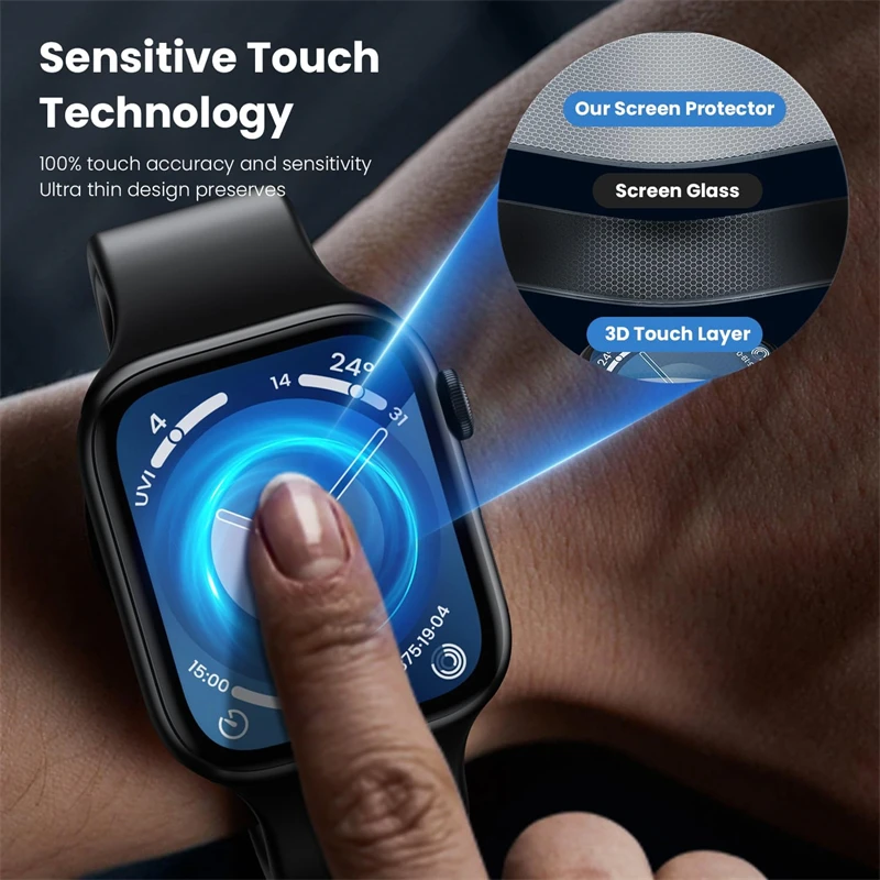 Premium Screen Protector for Apple Watch - Durable Film Accessory