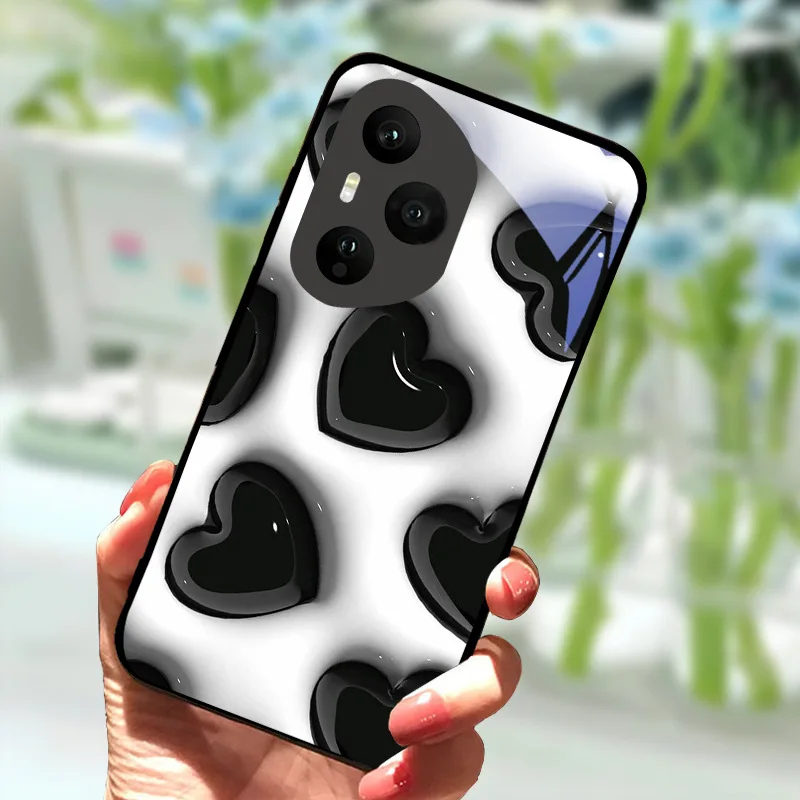 Luxurious Tempered Glass Anti-Fall Shockproof Phone Case - Premium Back Cover