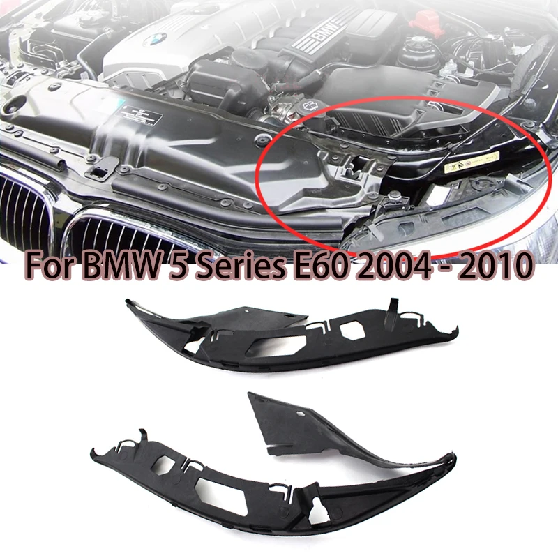 Top Headlight Gasket, 2 Pieces Upper Headlight Gaskets Sealing Strip Left Right 63126934511 Fit for 525i 528i 530i 545i 550i E60