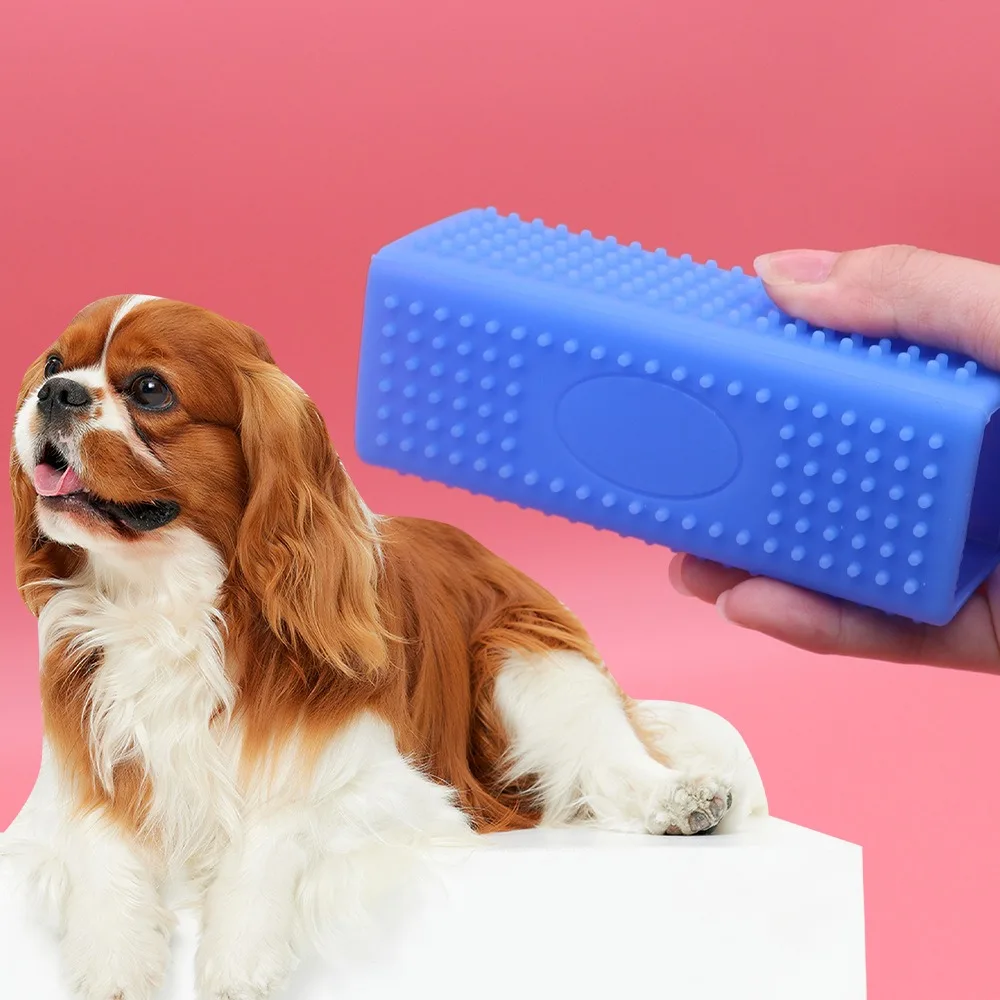 Pet Hair Remover Silicone Hollow Rubber Dog Hair Brush Cleaner for Dogs Cars Furniture Carpet Clothes