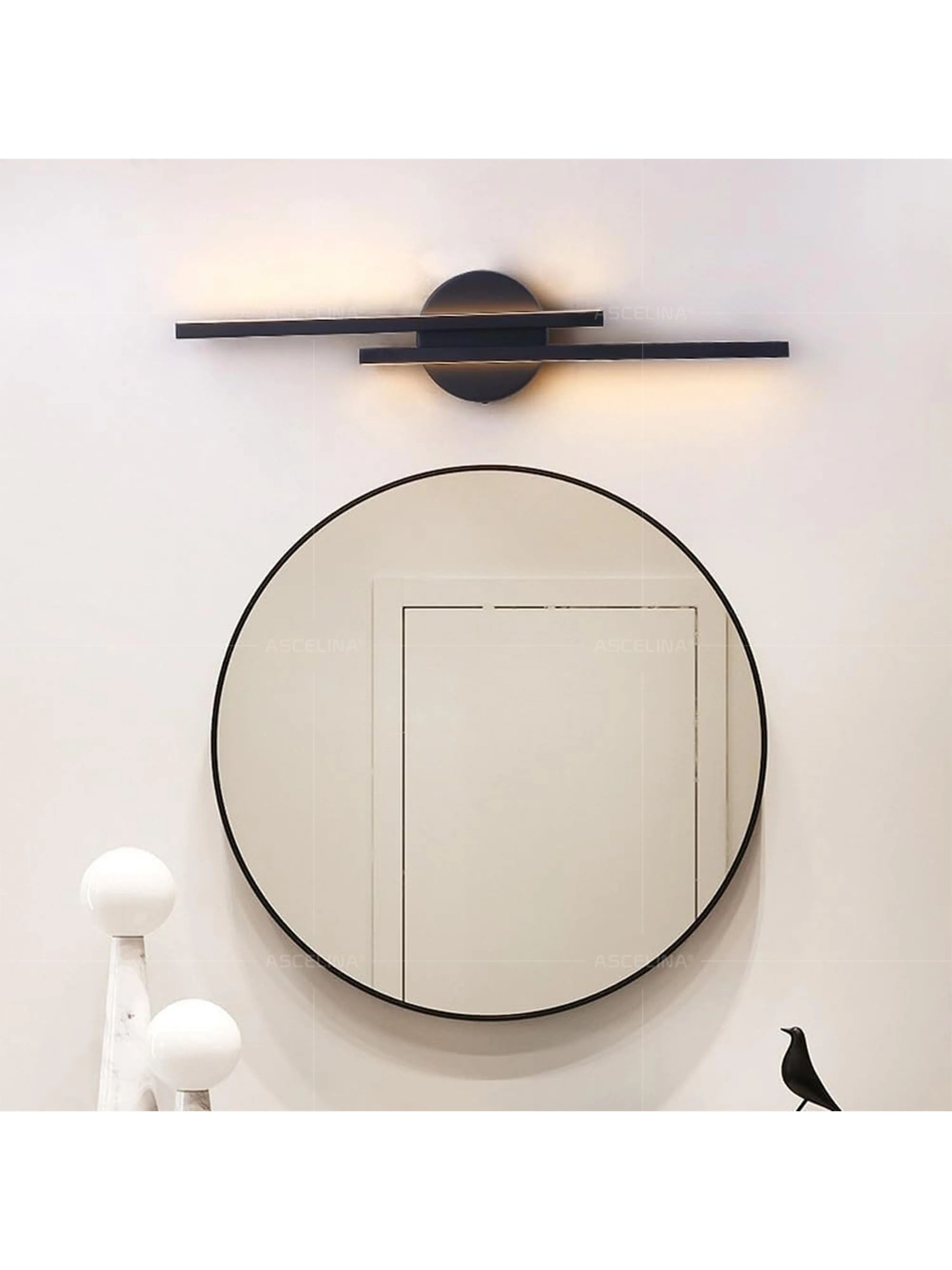 Description Picture 4 of itemModern LED Wall Lights Minimalist Up Down Glowing Wall Lights For Bedroom Bedside Living Room Bathroom Illumination Decore Light