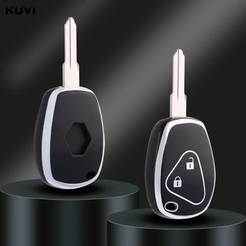 2/3 Button Car Key Case Soft Tpu Holder Key Case Cover Key Protector Per Renault/Megane/Duster/ Modus/Espace/Laguna/Logan
