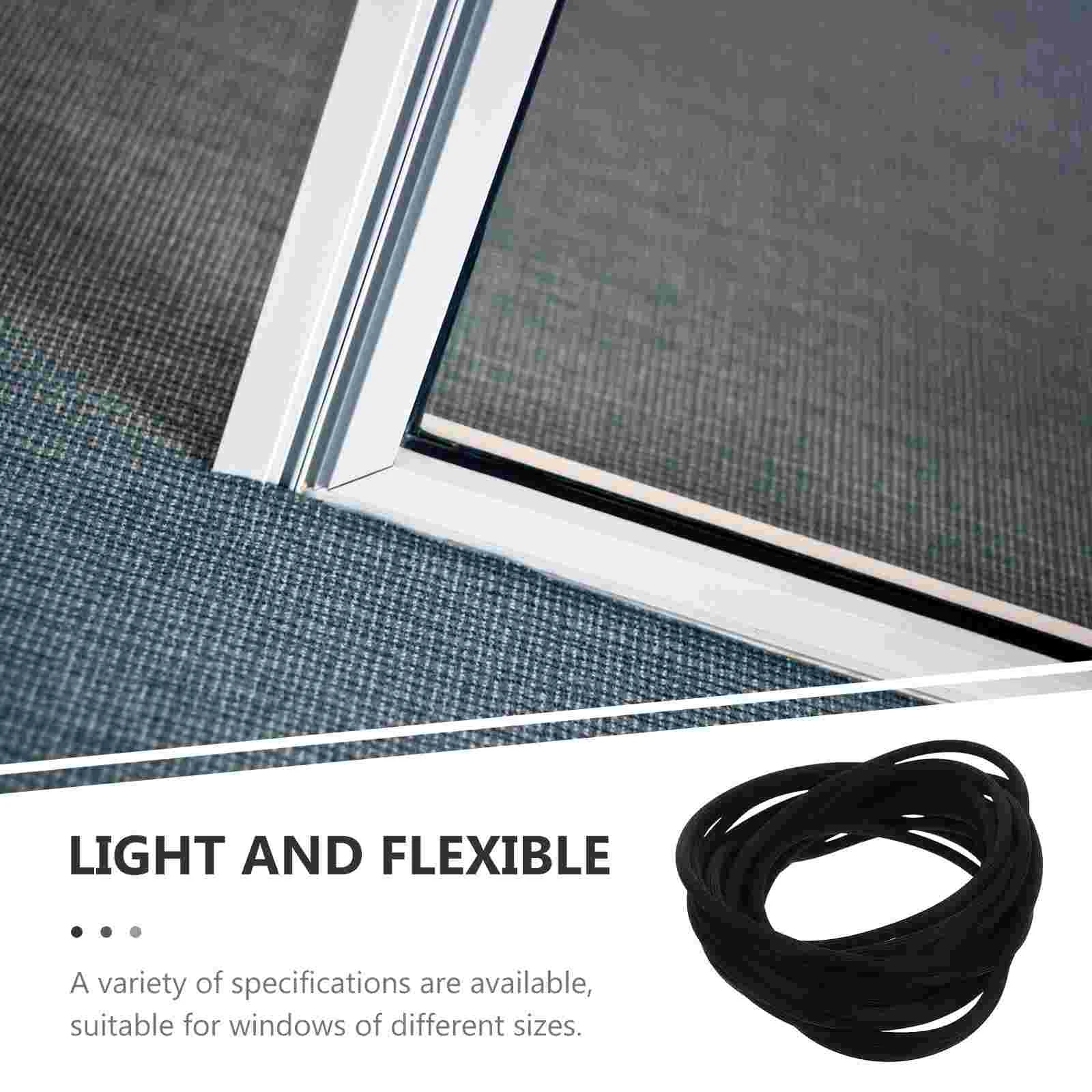 Window Screen Spline Easy To Install And Remove Door Screen Retainer Spline Window Sealing Strip For Various Weather Conditions