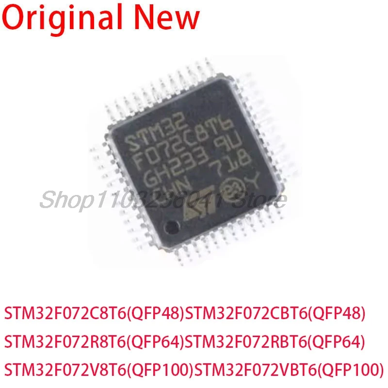 STM32F072C8T6 Neuer und originaler Chip IC STM32F072CBT6 STM32F072R8T6 STM32F072RBT6 STM32F072V8T6 STM32F072VBT6 auf Lager
