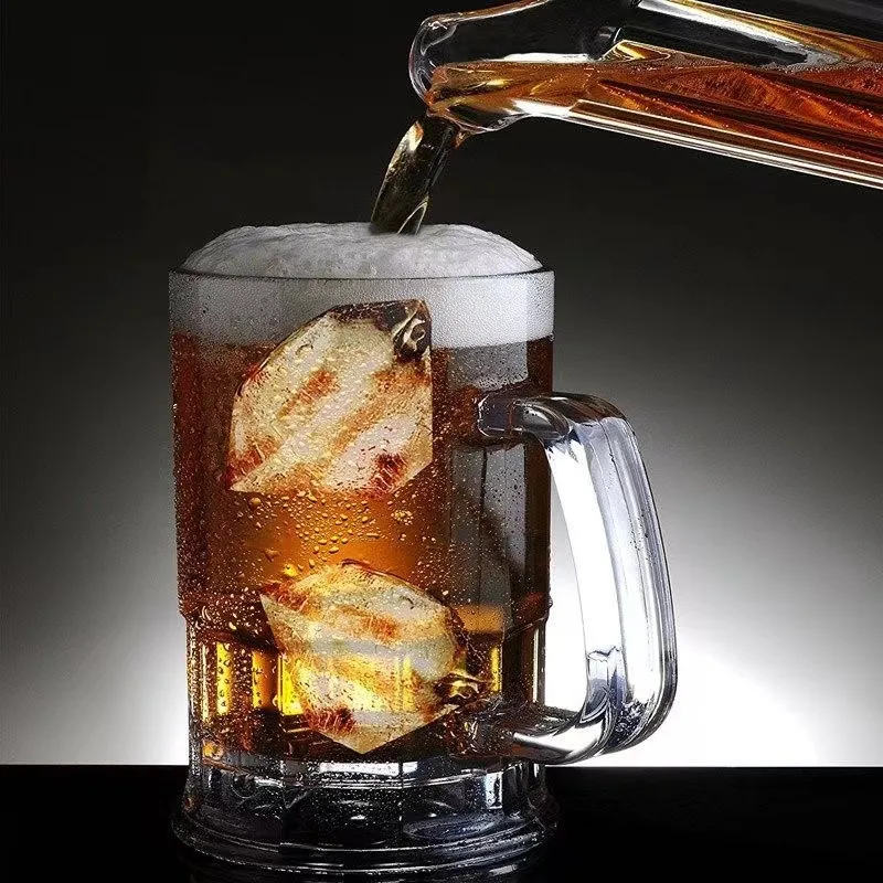 Creative 3D Diamond Skull Ice Cube Maker Bar Tool with 4 Grid BPA-free Silicone Mold DIY Ice Candy Cake Pudding Chocolate Molds