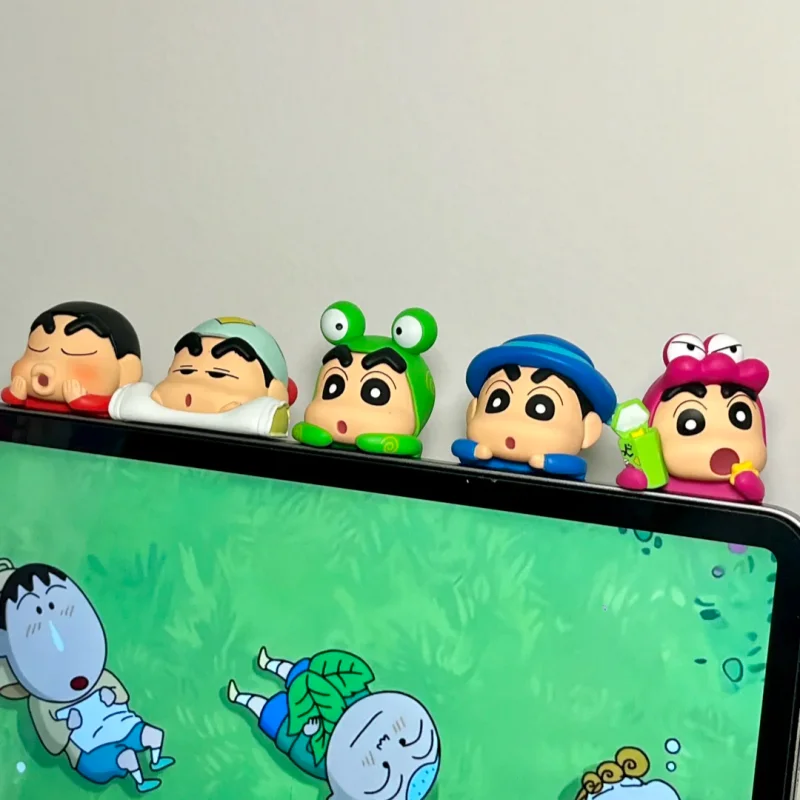 Shin-Chan Collectible Animation Figurine - Cute Blind Box Toy for Mobile Phone Decoration