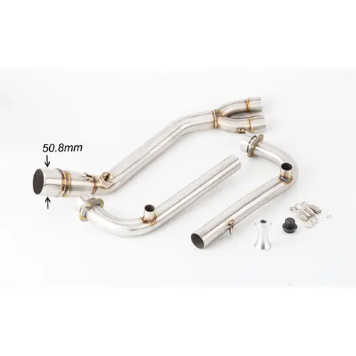 REALZION TMAX 500 530 560 Motorcycle Exhaust Pipe Middle Link Pipe Slip-on Muffler Escape For YAMAHA TMAX530 2008-2016 2017-2021 - Image 4