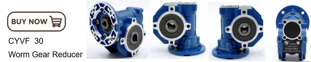 Description Picture 2 of itemCYAutoman Worm Gearbox Reducer NMVF110   Input 19/24/28/38mm Output 42mm Ratio 5:1/100:1  Free maintenance  Speed  Gear