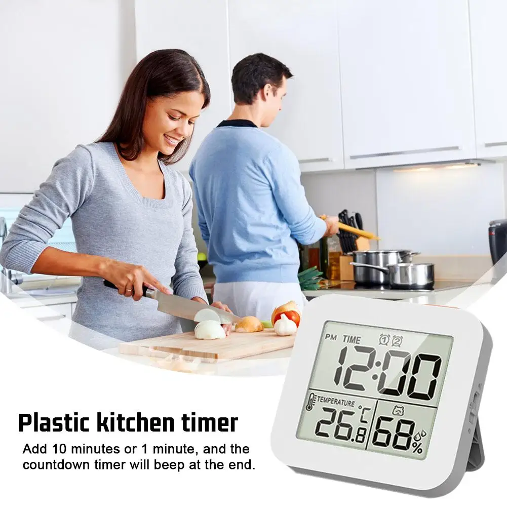 Waterproof Digital Bathroom Clock Shower Timer With Alarm Clocks For Cooking Shower Makeup Timer Function New Backlight Clo I9r6 3