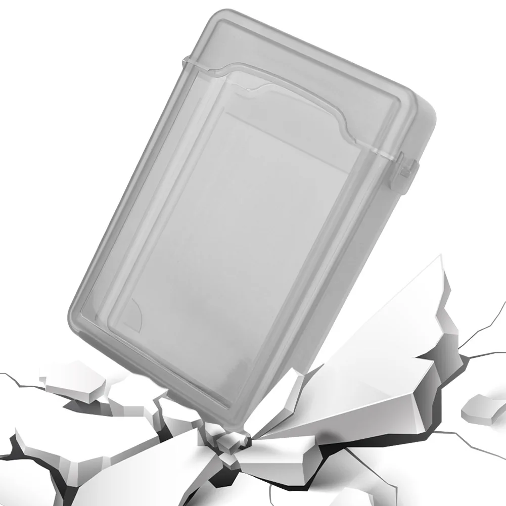 2/1PCS 3.5inch HDD SSD Enclosure IDE SATA Hard Drive Disk Storage Box Dustproof Plastic Portable Hard Disk Protective Case Shell