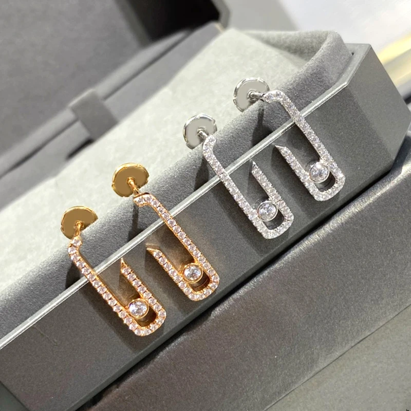 

Женские серьги из серебра 925 пробы, с бриллиантами