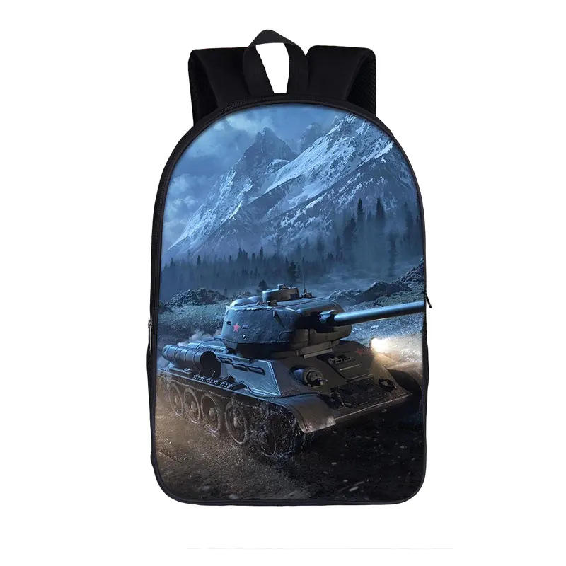 Aircraft Carrier Fighter Jet Tank Backpack for Travel Laptop Bag Student Bagpack for Teenager Boys Children School Bags Bookbag