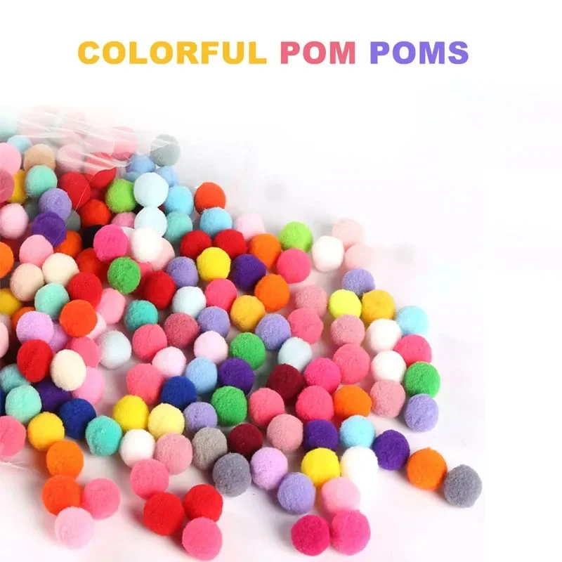 Colorful Mini Pom Poms 2