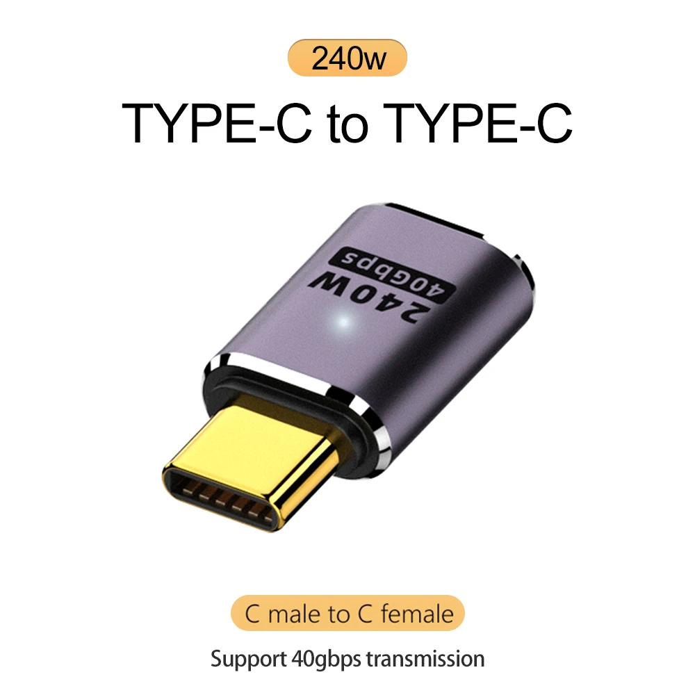 ตัวเลือกสินค้า อะแดปเตอร์ชาร์จเร็ว Type-C OTG รองรับ USB4.0 40Gbps