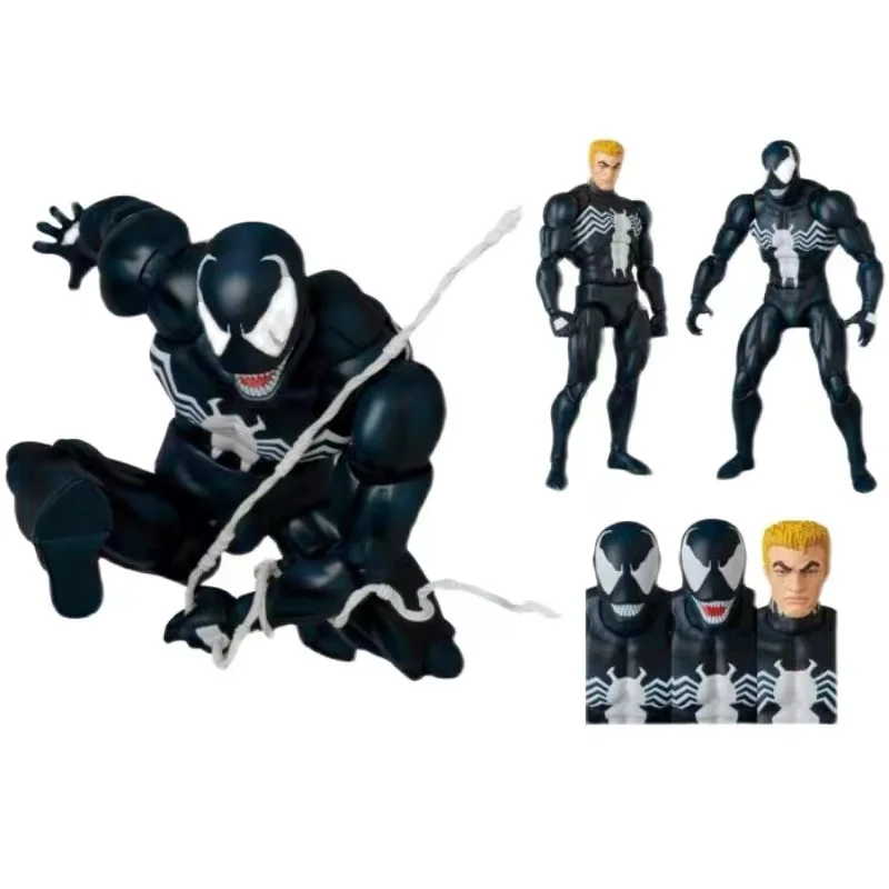 

In Stock Original Medicom Toy MAFEX Mafex 088 Venom Comic Version Action Figure Model Toy Gift