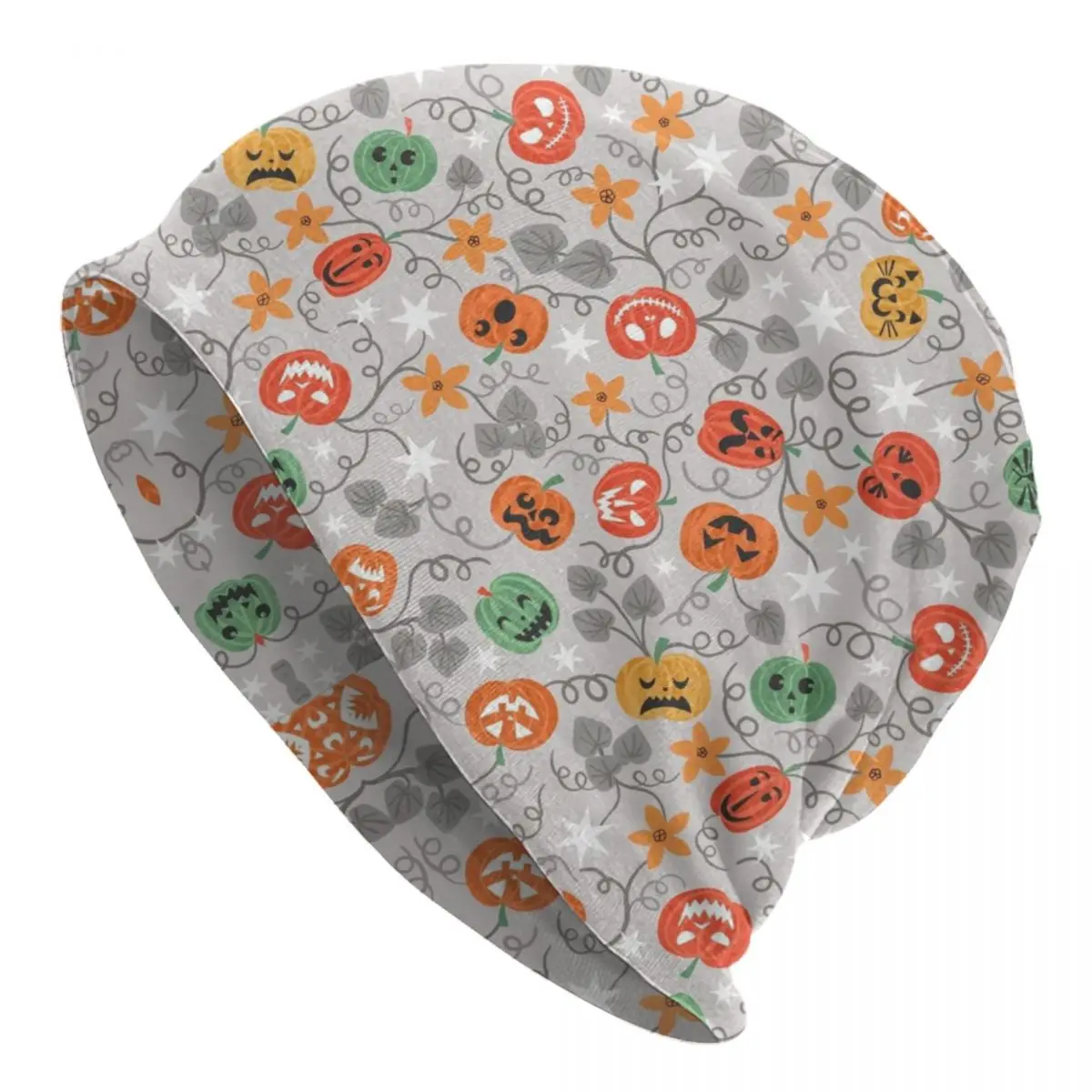 

Halloween Pumpkin Bonnet Hat Knit Hats Men Women Cool Unisex Gothic Witch Warm Winter Beanies Cap