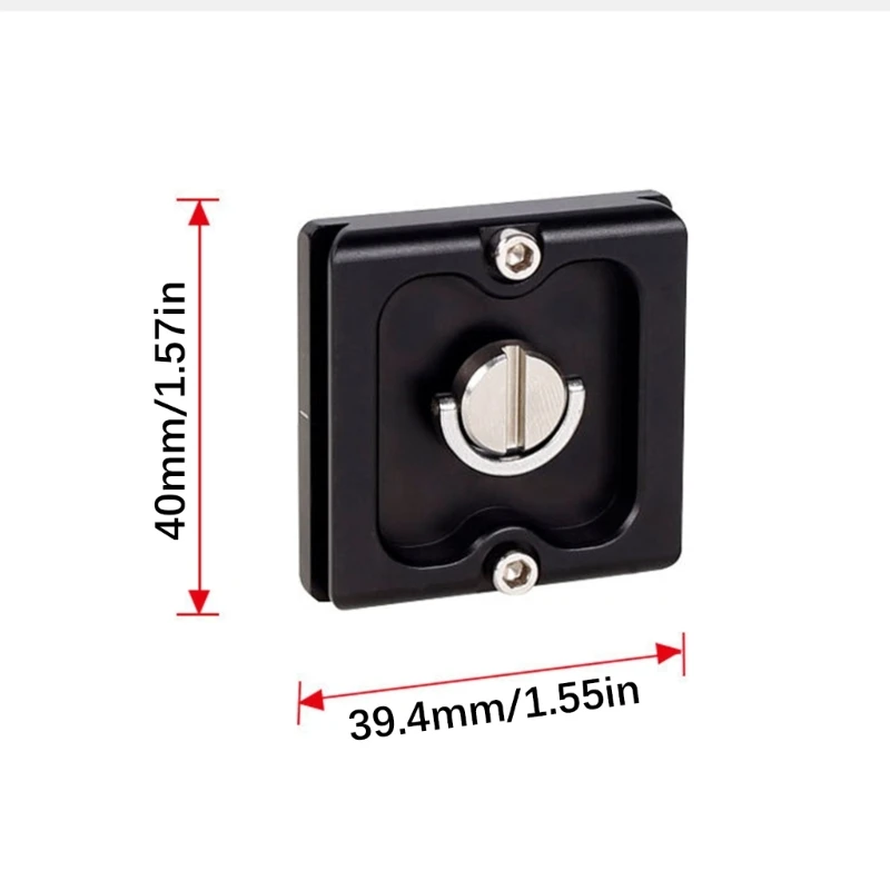 G8DF XPU-40 40mm 카메라 장착 삼각대용 퀵 릴리스 플레이트 내구성 알루미늄 고온에 강함
