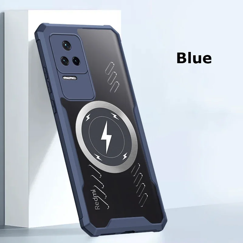 Per Xiaomi Redmi K70 K70E K60 K50 K40S Pro Plus Gaming Ultra Wireless Charging Grafene Dissipazione del calore Custodia Trasparente Guscio_voghion.com