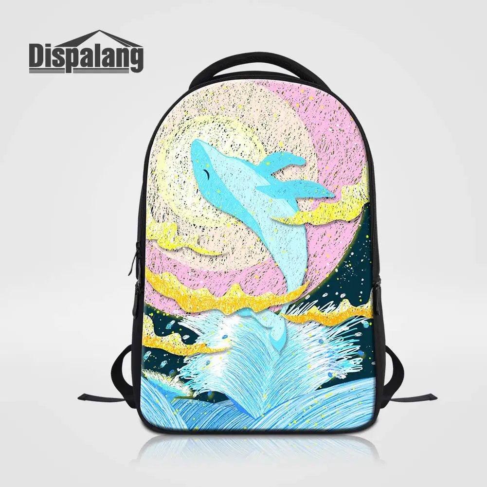 

Women New Fashion Laptop Backpack For Notebook Art Paint Printed Bookbag For College Student Girl Big Travel Computer School Bag