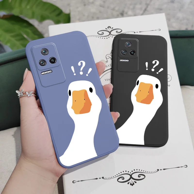 Doubtful Duck Liquid Silica Phone Case Cover