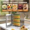 Lecon Chef Food Dehydrator Machine, 12 Stainless Steel Trays Food-Dryer 24H Timer & 194ºF Temperature Control 1000W Dehydrators 2
