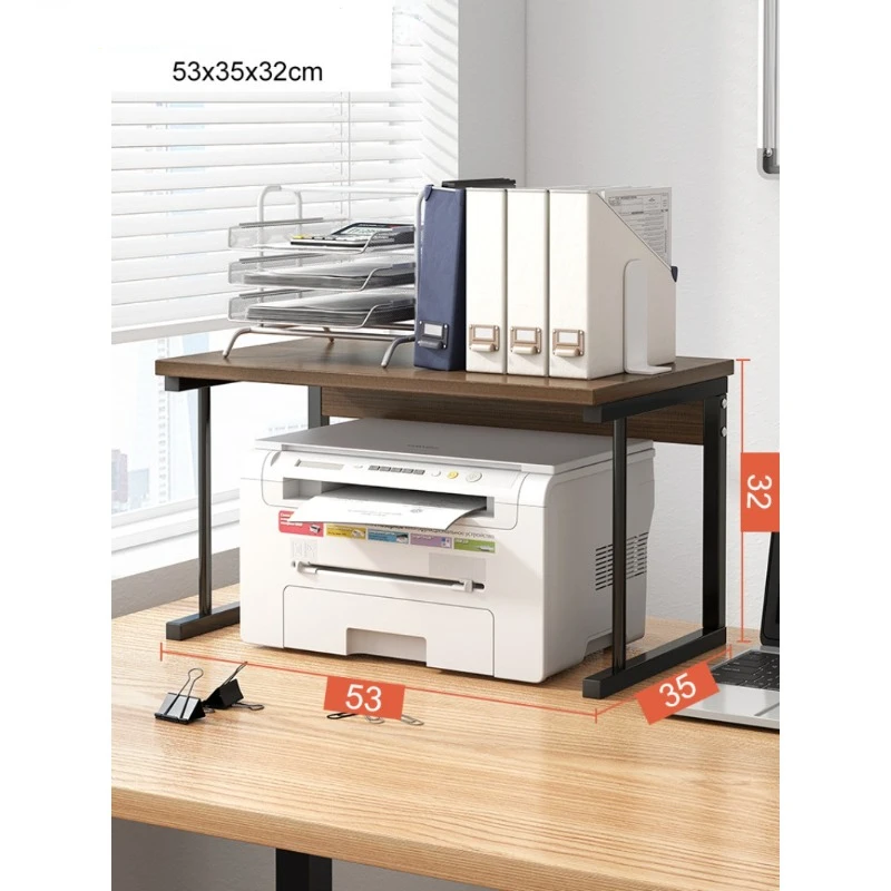 Multifunctional Printer Stand with Multiple Layers of Storage Shelves for Home Office - Image 2