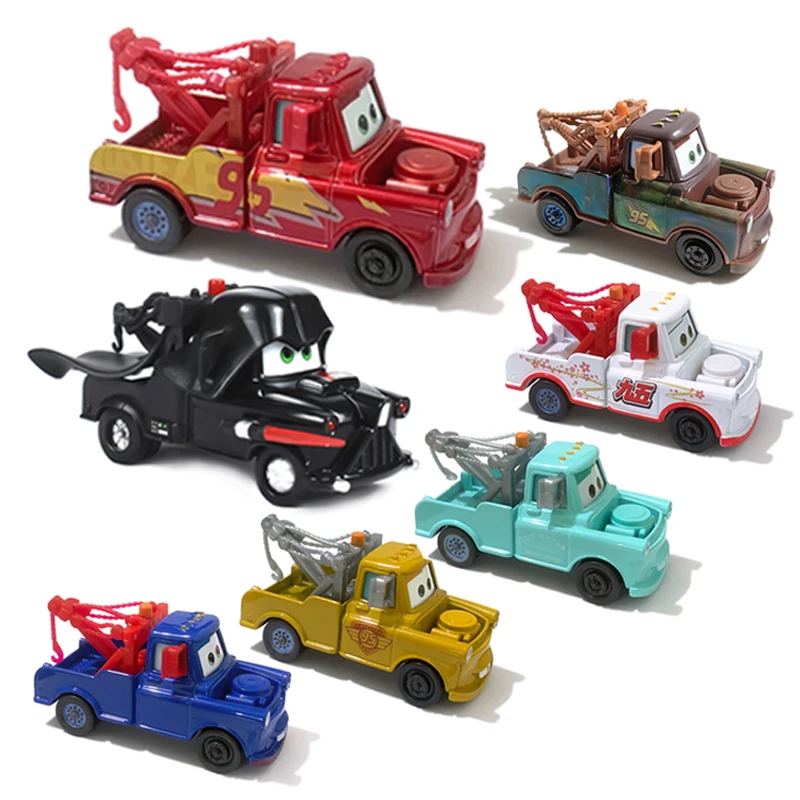 Original Cars 2 Cars 3 Mater Series Disney Pixar Model Toy Car 1:55 Metal Die Casting  Racing Car Toys Children's Birthday Gifts