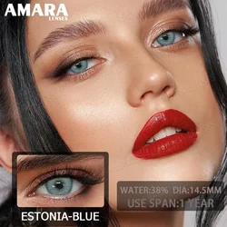 AMARA Natural Brown & Gray Contact Lenses with Fast Delivery (ESTONIA - BLUE)