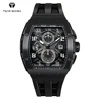 TSAR BOMBA Watch for Men Luxury Quartz Tonneau Wristwatch Sapphire Chronograph Waterproof Clock Valentine's day Gift 2023 New 1
