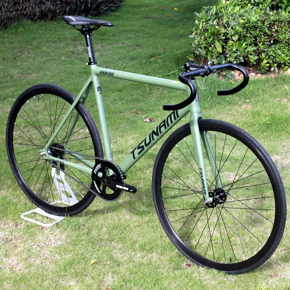 ブレーキなし 52/55/58CM TSUNAMI SNM100 ピストバイク 完成車 アルミ