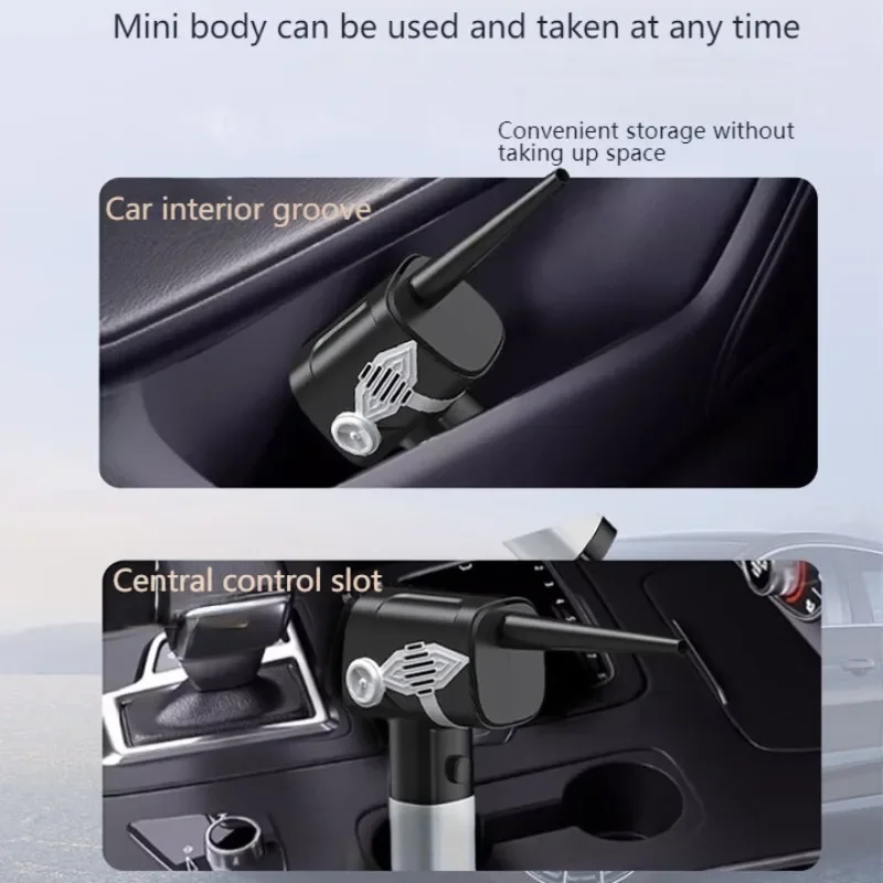 Mini High-power Blowing Dust 6500KPa Suction Pressure Grab Hair Dryer Dust Removal Blower Small Strong Hair Dryer Dust Collector