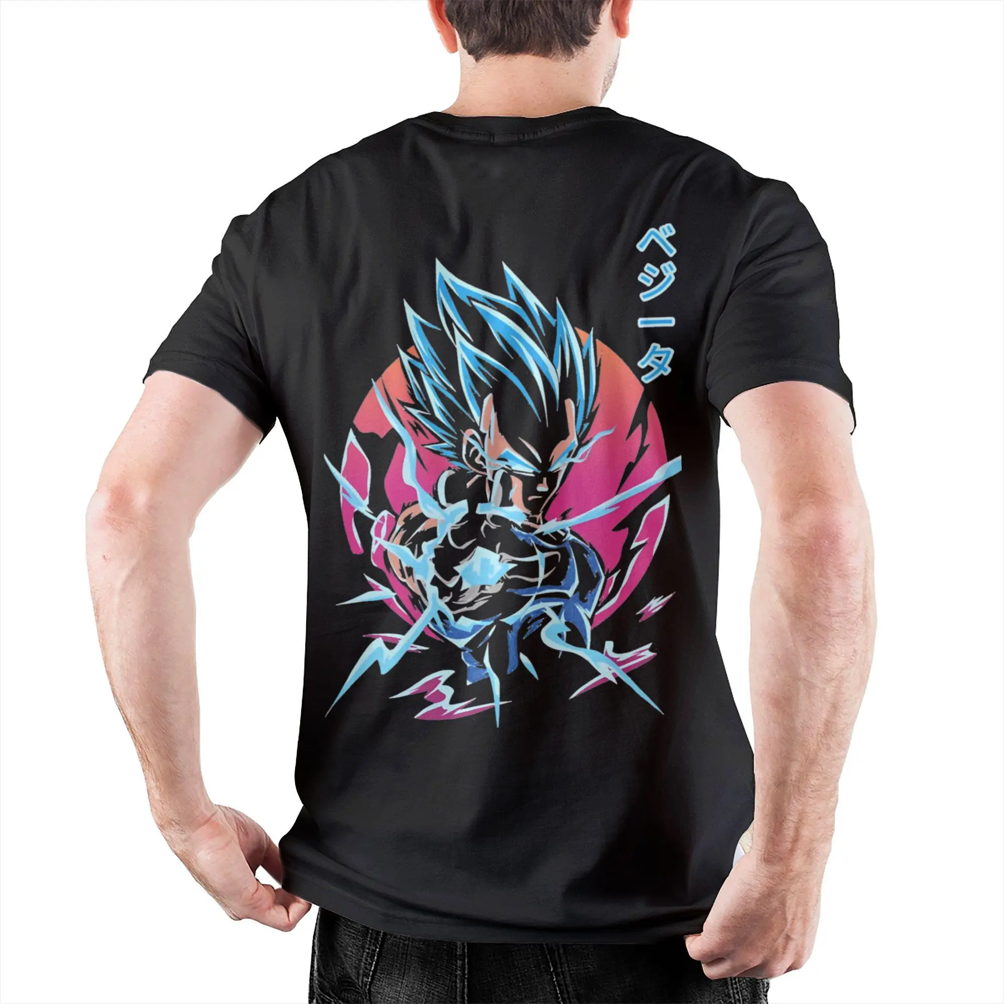 Dragon Ball Z Super Saiyan Vegeta T Shirts for Men Women 100