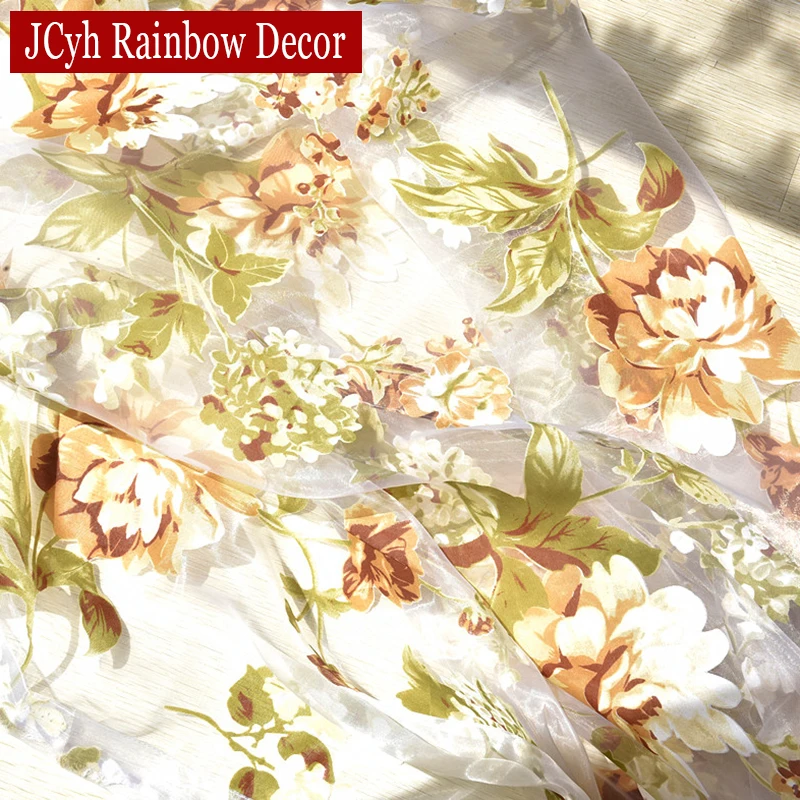 Sheer curtains window curtains decor curtains floral tulle curtains for living room purple sheer curtains for children bedroom door short kitchen window kids drapes