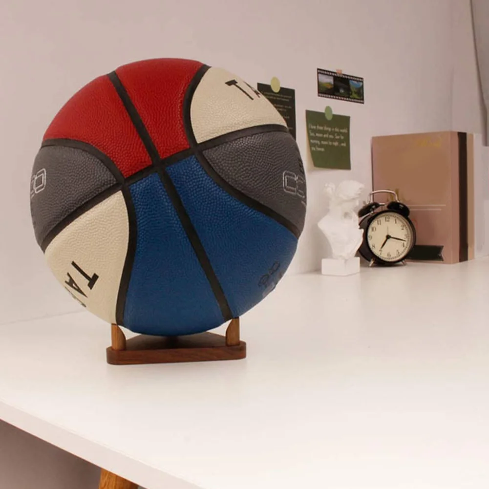 Wood Ball Holder Ball Display Stand Sports Storage Rack for Basketball Football Soccer Volleyball sports ball display stand sports ball storage rack