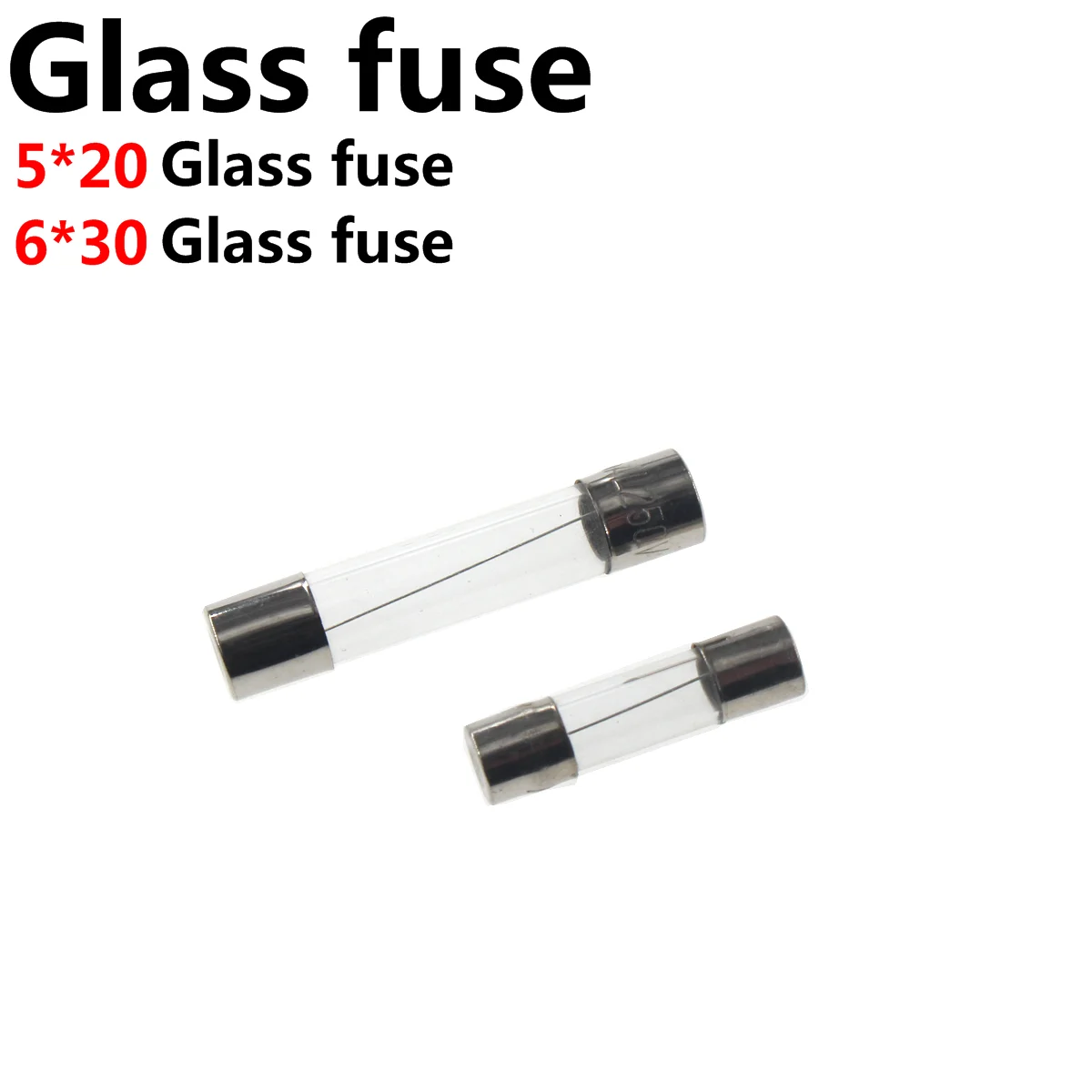 50pcs 5*20mm 6*30 Fast Blow glass Tube Fuses mm 250V  1A 2A 3A 4A 5A 6A 8A 10A 15A 20A 25A 30A  Fuse glass fuse 50pcs ll41 smd 1w zener diode zm4743a 4744a 4745a cylindrical glass tube 13v 15v 16v