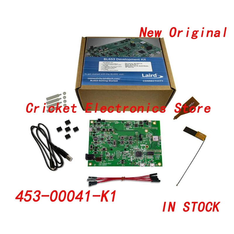 

453-00041-K1 Bluetooth Development Tools - 802.15.1 DVK - BLE Module BL653 (nRF52833) - Trace pin (external antenna)