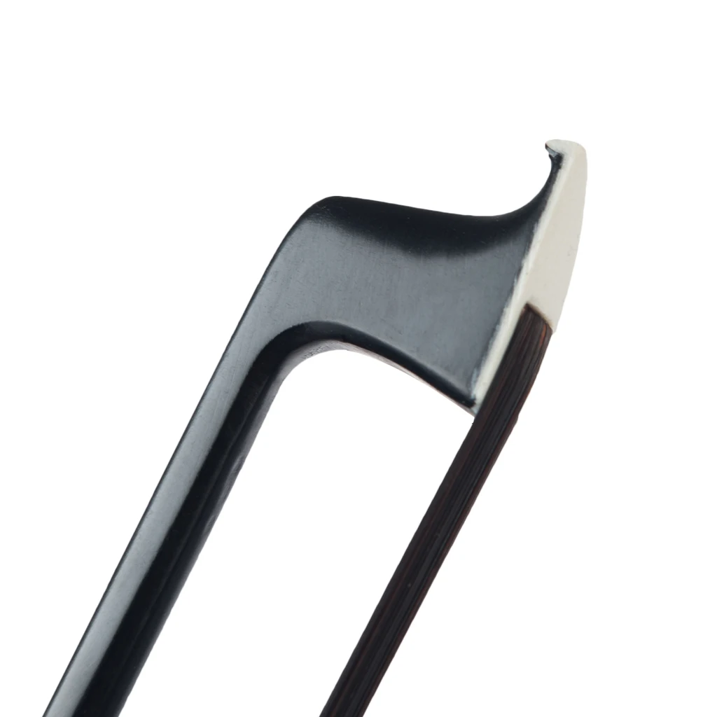 Redondo de Fibra de Carbono para Violino Cabelos de Crina Uso para Iniciantes Naomi-bastão Creme Tamanho Preto Sapo Paris - 4 - Image 3