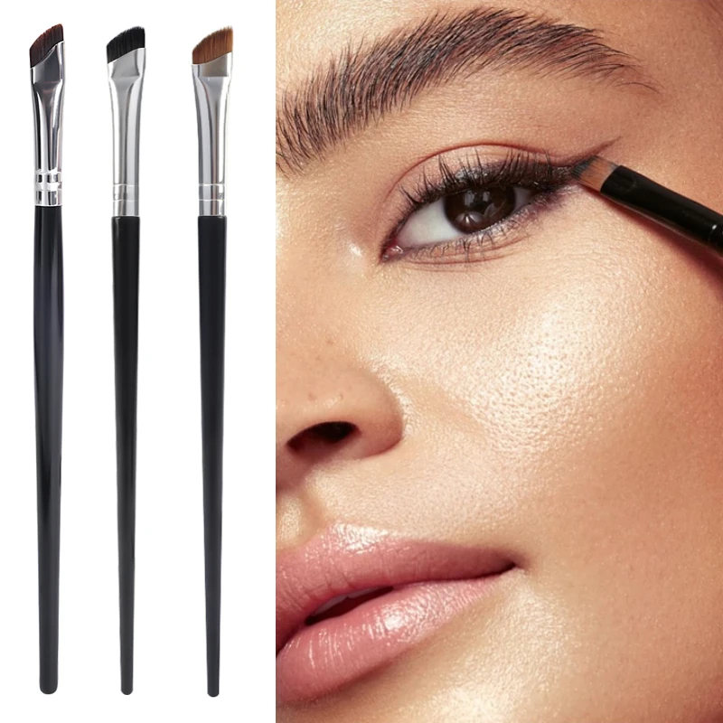 Sdotter Blade Eyebrow Eyeliner Brush Ultra Thin Angle Flat Eyebrow