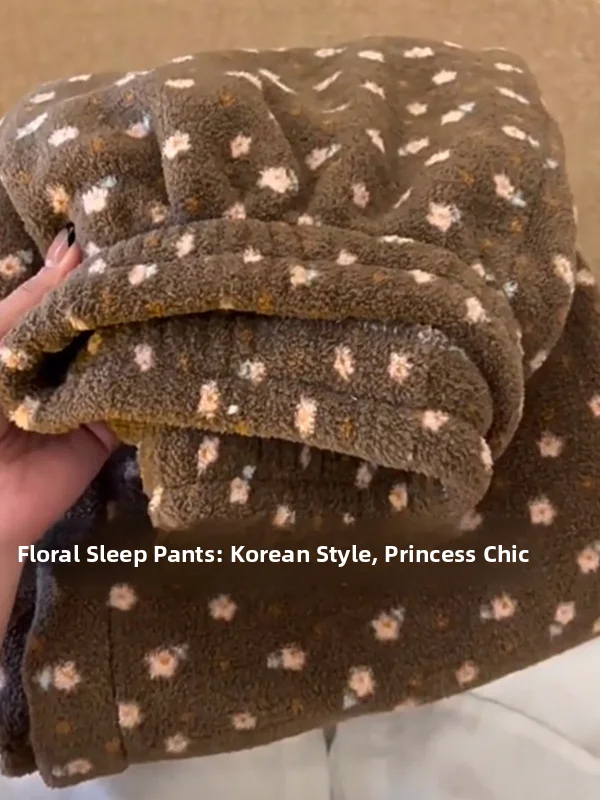 Sweet Casual Thiened Women's Sp Pants Home Wear Loose Comfortable Autumn Winter Faion Walking Pants Home Clothes - 4