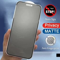 Matte Frosted Privacy Screen Protector - Anti - Spy Tempered Glass - 2 Pieces  Glass