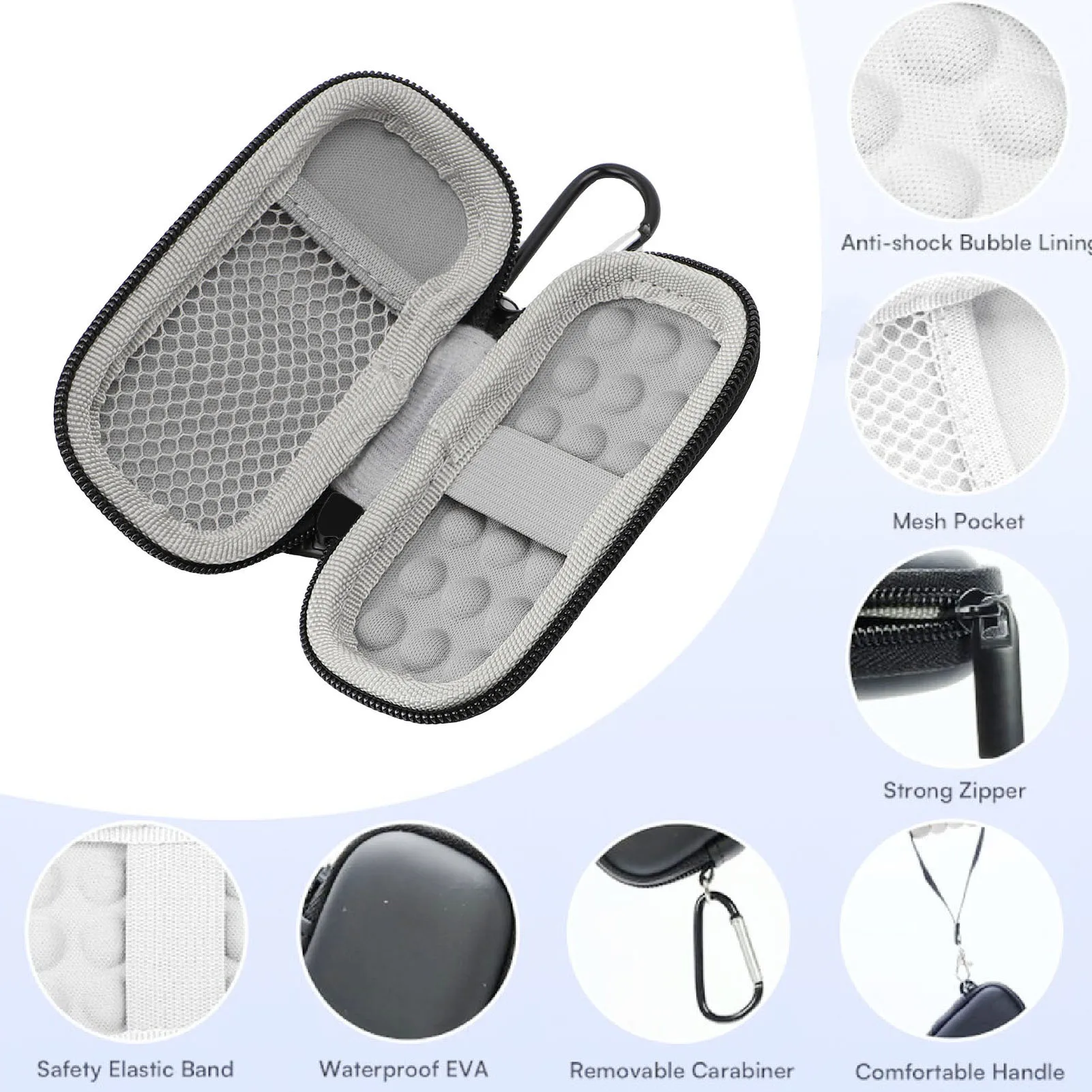 Durable Travel Hard Case with Strap and Climbing Buckle