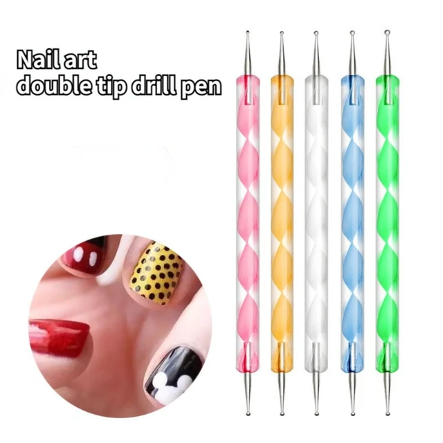 Art Dotting Pen Tools Manicure  Economic Nails Dotting Tools - 5pcs Nails  Art - Aliexpress