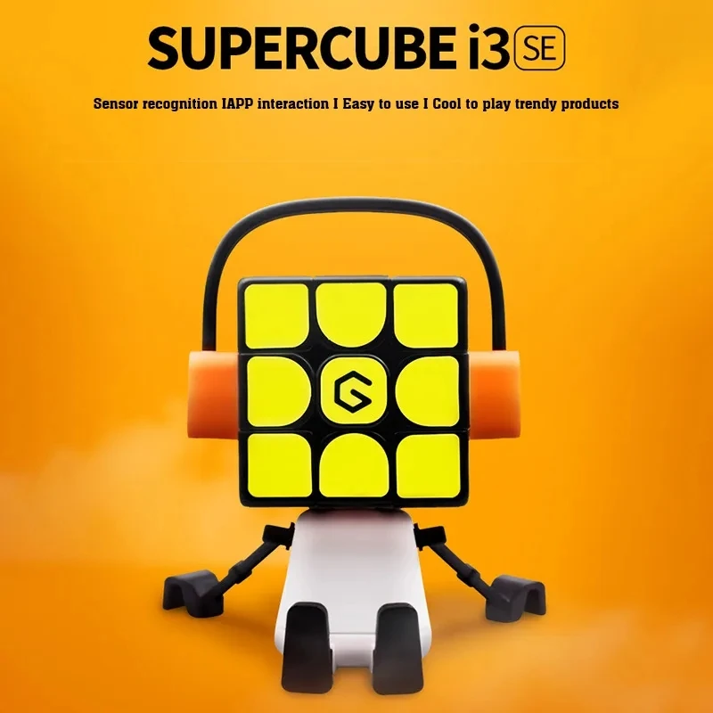 Giiker-i3SE Cubo Mágico Super Inteligente para Crianças, Brinquedos Educativos, Cubos Mágicos, Magnético, Bluetooth, App Sync, 3x3x3, AI