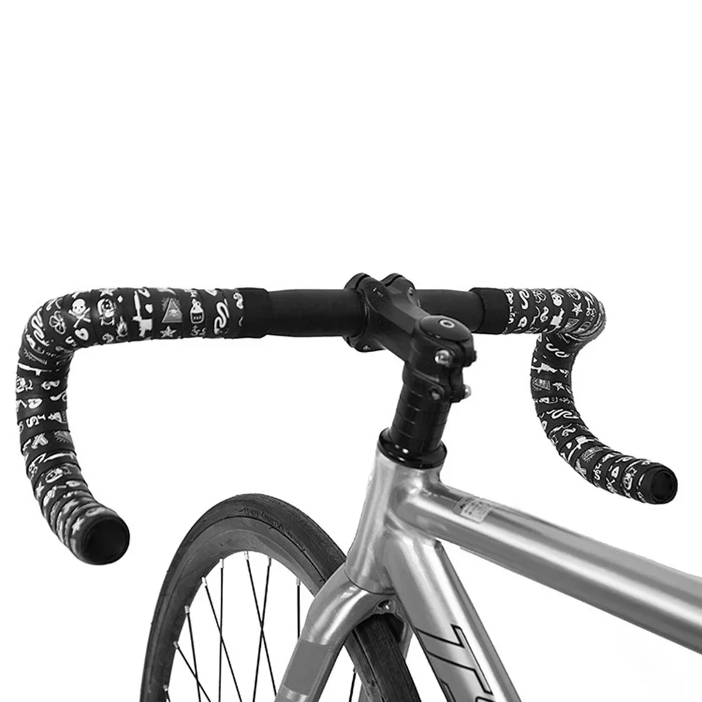 Anti-Slip Road Bike Handlebar Tapes Glow-in-The-Dark MTB Bicycle Handle Bar Tape Soft Shock-Absorbing Cycling Straps 1 Pair