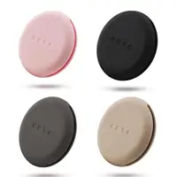 Powder Puff Silicone Storage Bag Reusable Washable Simple Design Silica Gel Is Stain-resistant Save Space Makeup Storage Box 1