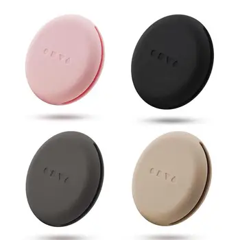 Powder Puff Silicone Storage Bag Reusable Washable Simple Design Silica Gel Is Stain-resistant Save Space Makeup Storage Box