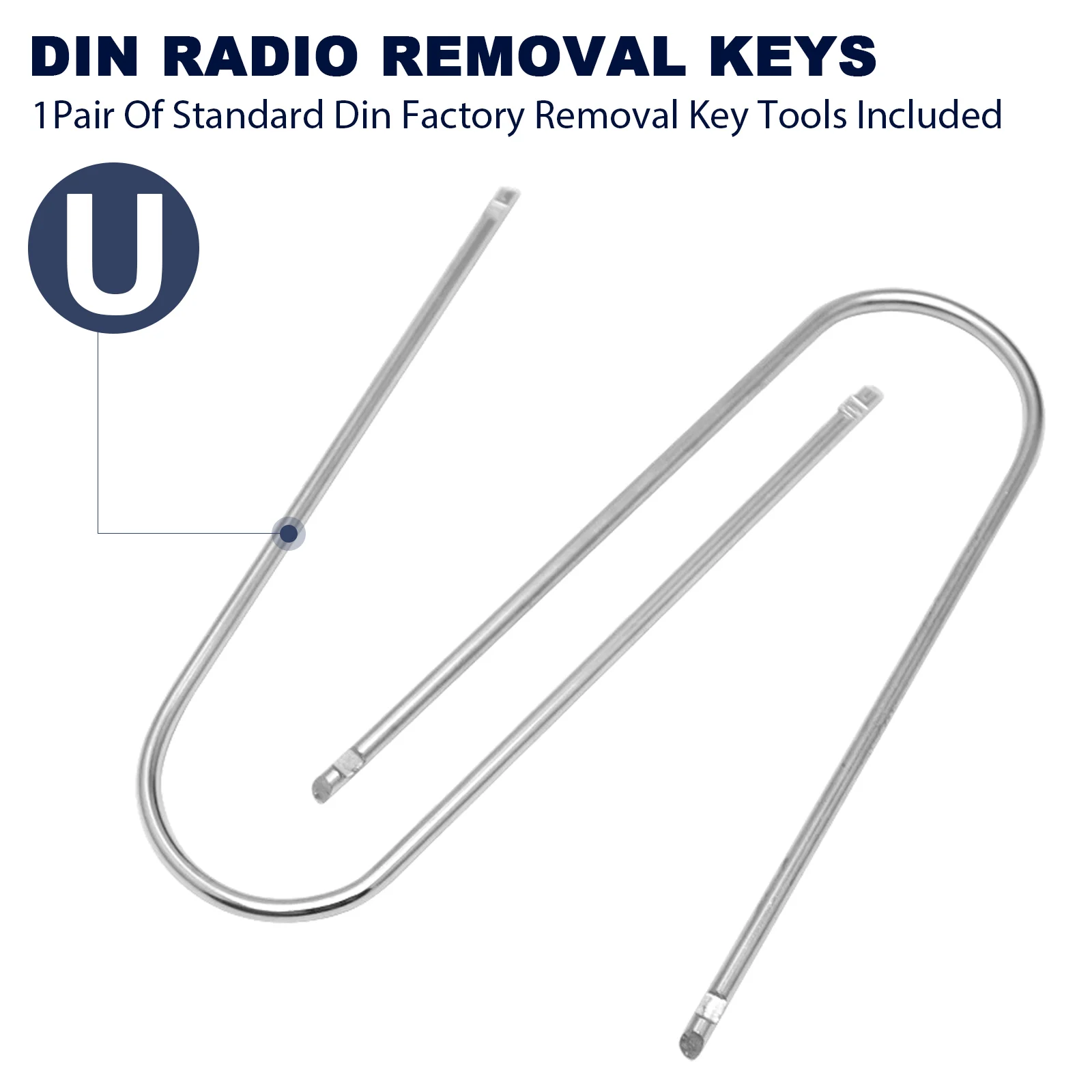 FORD GALAXY 1994> Clés De Déverrouillage Radio ISO, Outils De Retrait