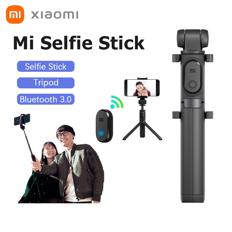 

Xiaomi Selfie Stick Tripod Bluetooth Phone Holder Remote Control Wireless Shutter Zoom Selfiestick 360° Rotatable Camera Monopod