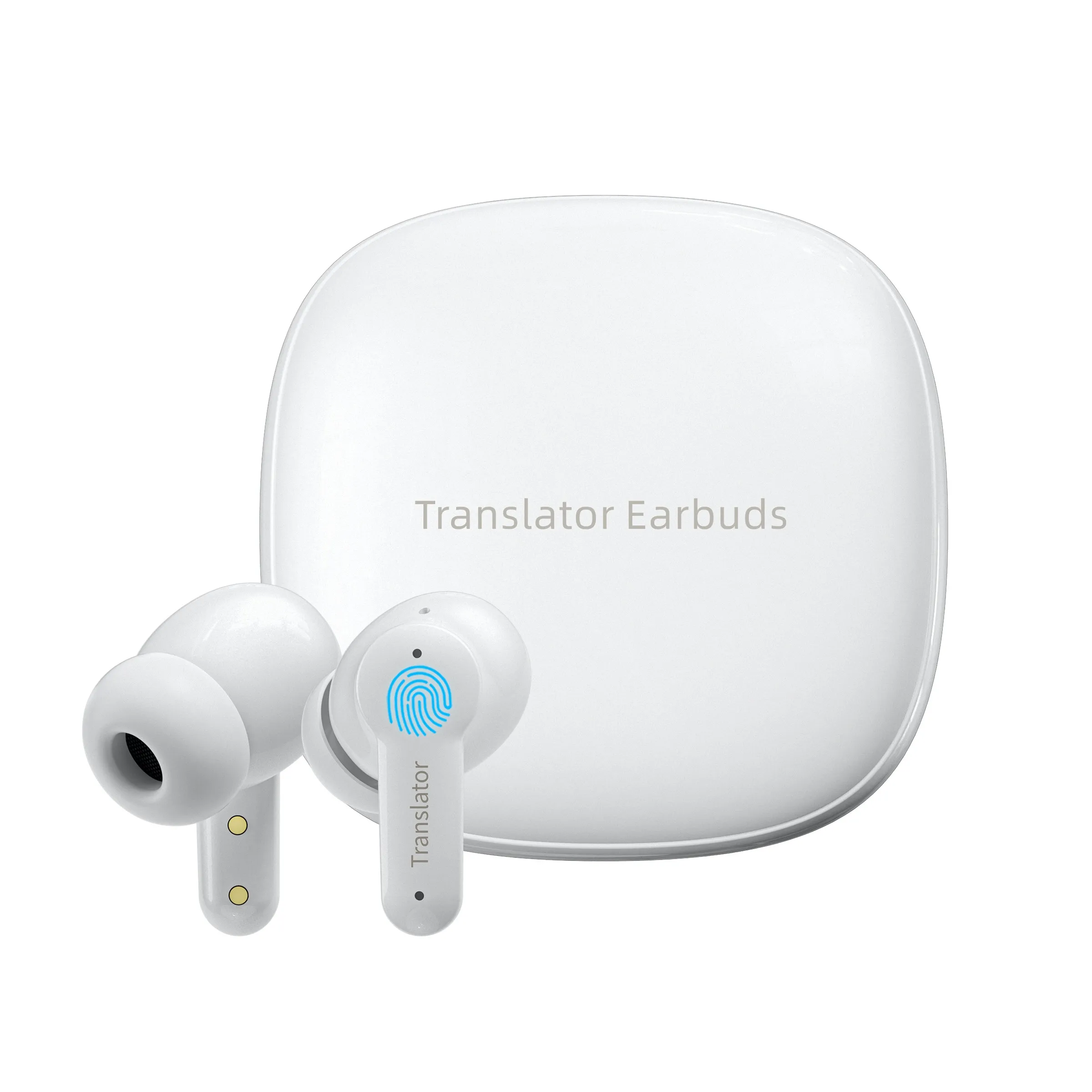 Wooask M3 Translator Earbuds Two-Way Real Time Translator Headphones Voice Device 144 Languages with 11 Offline Packs